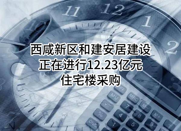 西咸新区和建安居建设有限公司正在进行12.23亿元住宅楼采购