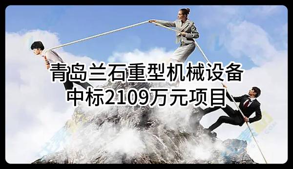 青岛兰石重型机械设备有限公司中标2109万元项目