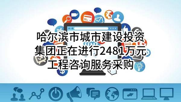 哈尔滨市城市建设投资集团有限公司正在进行2481万元工程咨询服务采购