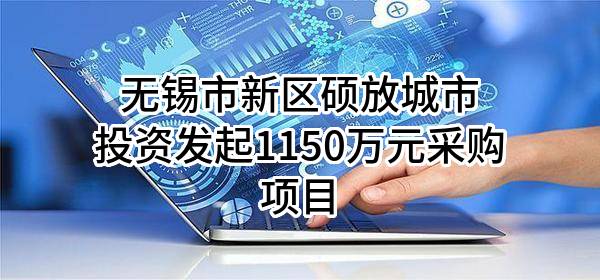 无锡市新区硕放城市投资有限公司最新发起1150万元采购项目