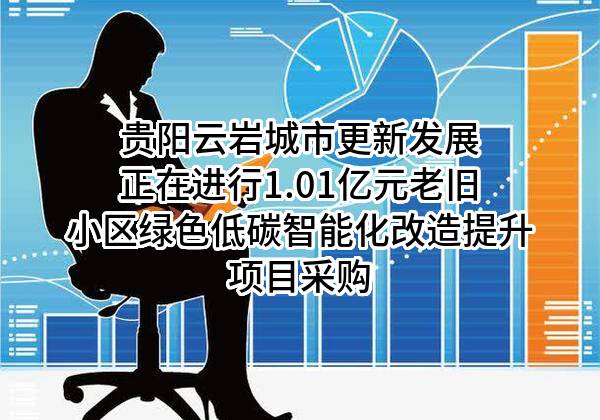 贵阳云岩城市更新发展有限公司正在进行1.01亿元老旧小区绿色低碳智能化改造提升项目采购