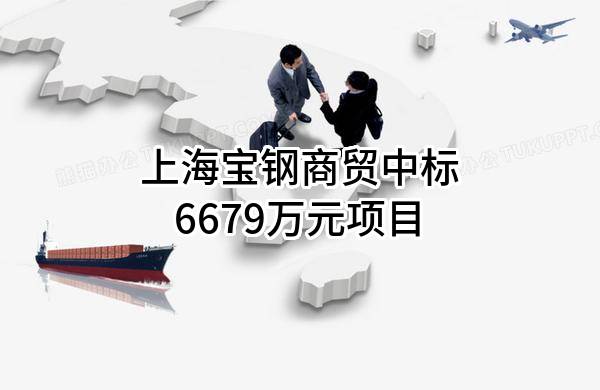 上海宝钢商贸有限公司中标6679万元项目