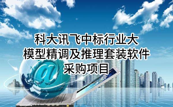 科大讯飞股份有限公司中标行业大模型精调及推理套装软件采购项目