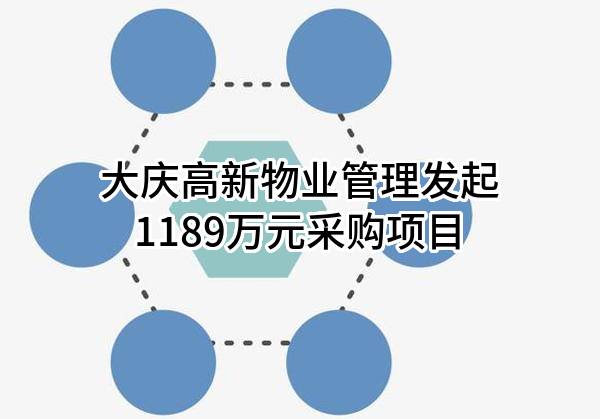 大庆高新物业管理有限公司最新发起1189万元采购项目