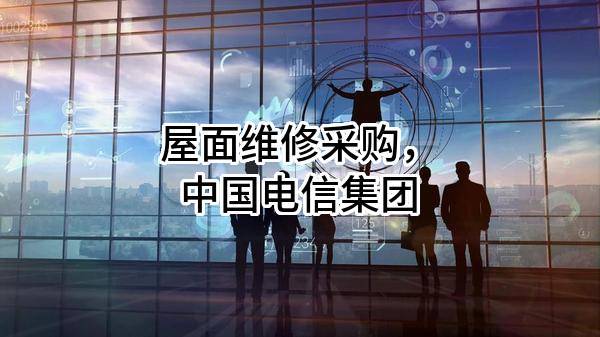 屋面维修采购，中国电信集团有限公司