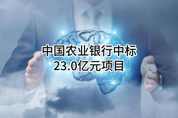 中国农业银行股份有限公司中标23.0亿元项目