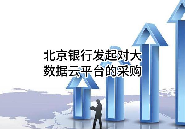 北京银行股份有限公司发起对大数据云平台的采购