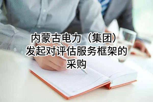 内蒙古电力（集团）有限责任公司发起对评估服务框架的采购