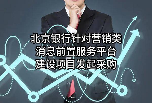 北京银行股份有限公司针对营销类消息前置服务平台建设项目发起采购