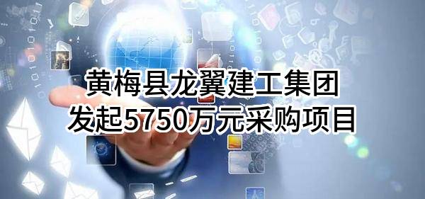 黄梅县龙翼建工集团有限公司最新发起5750万元采购项目