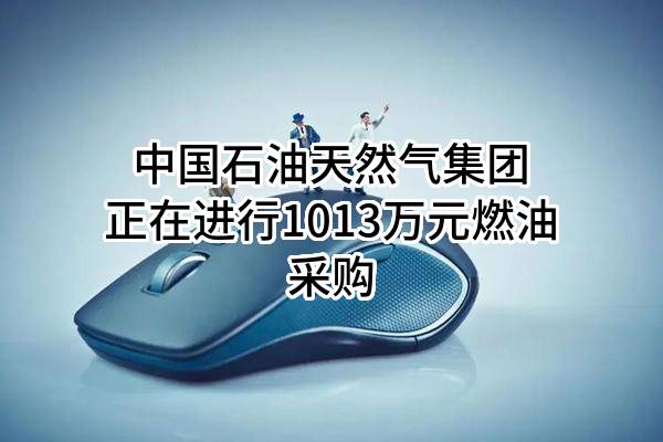 中国石油天然气集团有限公司正在进行1013万元燃油采购