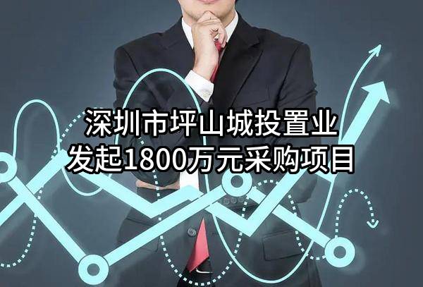 深圳市坪山城投置业有限公司最新发起1800万元采购项目