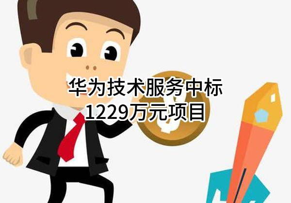 华为技术服务有限公司中标1229万元项目