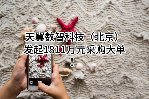 天翼数智科技（北京）有限公司最新发起1811万元采购大单！