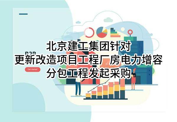 北京建工集团有限责任公司针对更新改造项目工程厂房电力增容分包工程发起采购