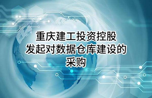 重庆建工投资控股有限责任公司发起对数据仓库建设的采购