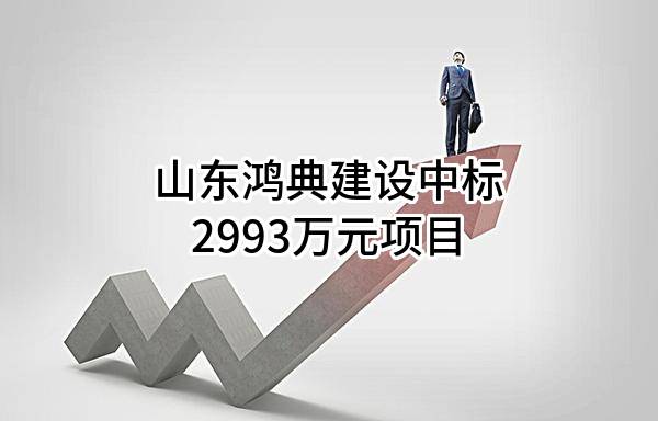 山东鸿典建设有限公司中标2993万元项目