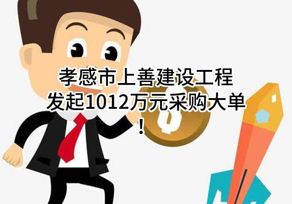 孝感市上善建设工程有限公司最新发起1012万元采购大单！