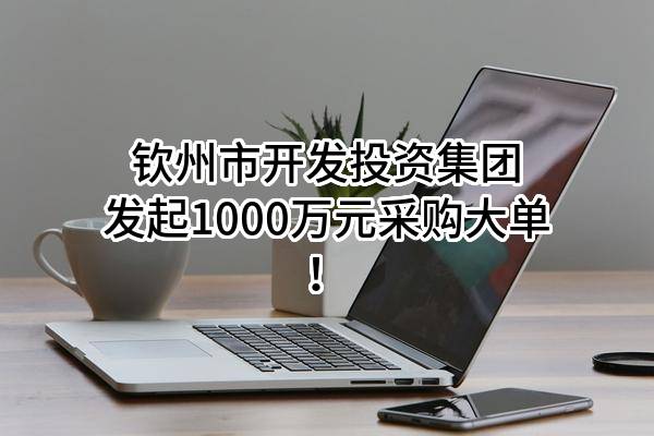 钦州市开发投资集团有限公司最新发起1000万元采购大单！