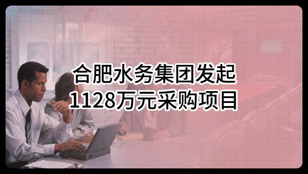 合肥水务集团有限公司最新发起1128万元采购项目