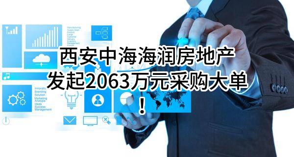 西安中海海润房地产有限公司最新发起2063万元采购大单！