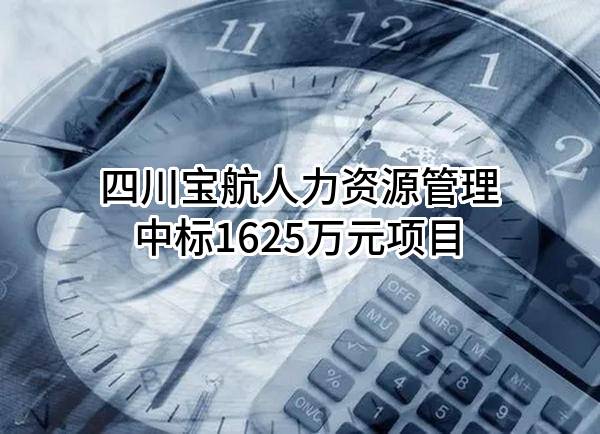 四川宝航人力资源管理有限公司中标1625万元项目