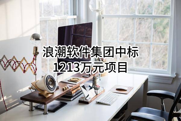浪潮软件集团有限公司中标1213万元项目