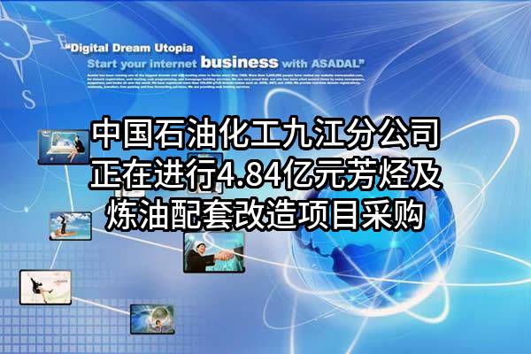 中国石油化工股份有限公司九江分公司正在进行4.84亿元芳烃及炼油配套改造项目采购