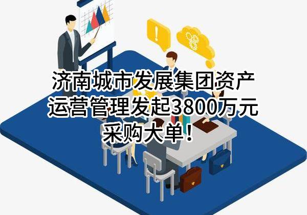 济南城市发展集团资产运营管理有限公司最新发起3800万元采购大单！