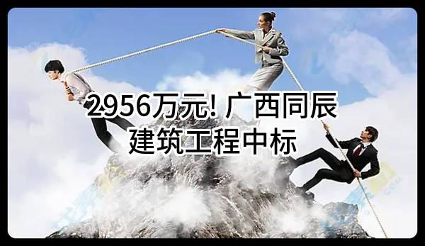 2956万元! 广西同辰建筑工程有限公司中标