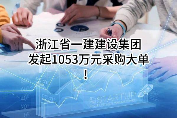 浙江省一建建设集团有限公司最新发起1053万元采购大单！