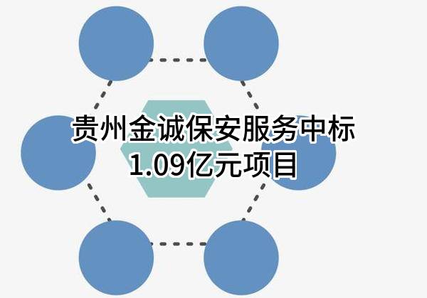 贵州金诚保安服务有限公司中标1.09亿元项目