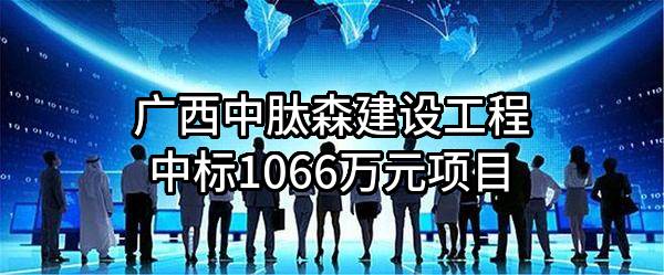 广西中肽森建设工程有限公司中标1066万元项目