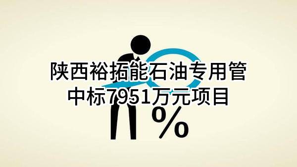 陕西裕拓能石油专用管有限公司中标7951万元项目