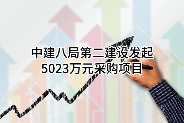 中建八局第二建设有限公司最新发起5023万元采购项目