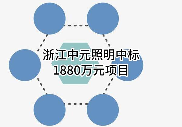 浙江中元照明股份有限公司中标1880万元项目