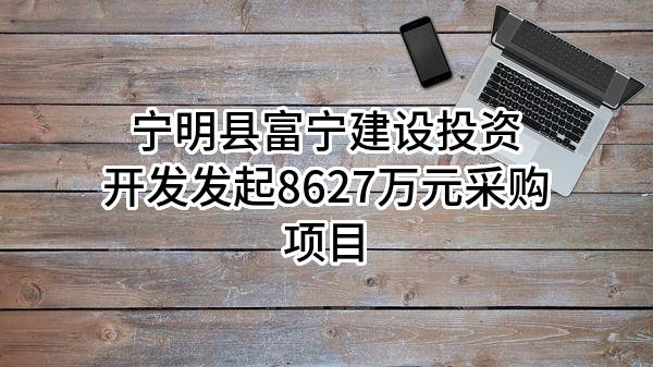宁明县富宁建设投资开发有限公司最新发起8627万元采购项目