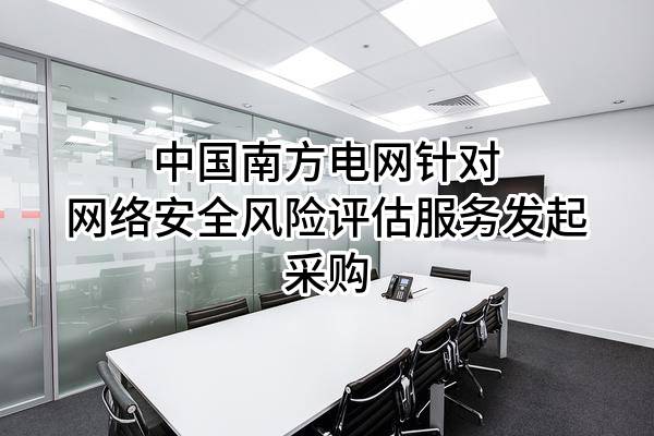 中国南方电网有限责任公司针对网络安全风险评估服务发起采购