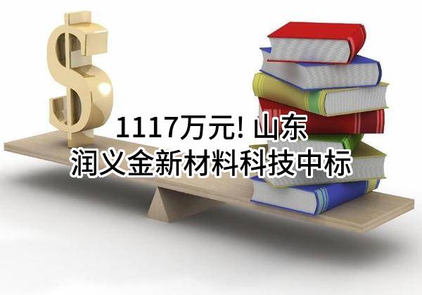 1117万元! 山东润义金新材料科技股份有限公司中标