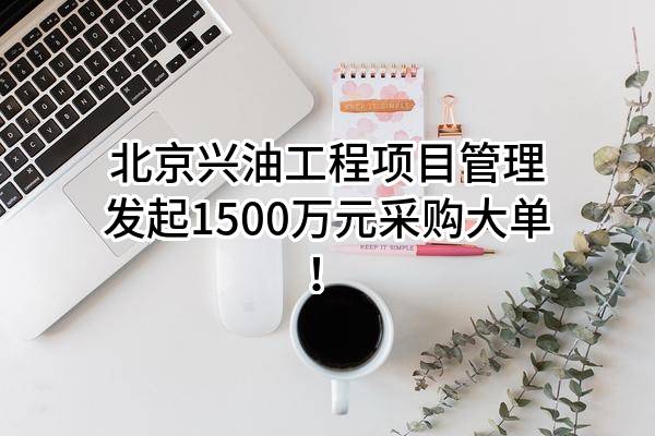 北京兴油工程项目管理有限公司最新发起1500万元采购大单!