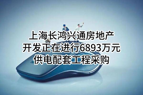 上海长鸿兴通房地产开发有限公司正在进行6893万元供电配套工程采购