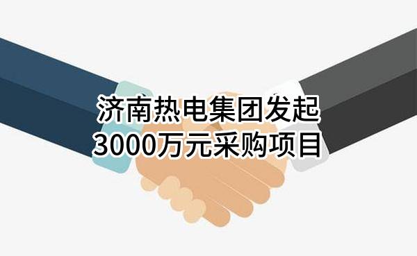 济南热电集团有限公司最新发起3000万元采购项目