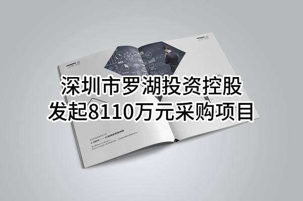 深圳市罗湖投资控股有限公司最新发起8110万元采购项目