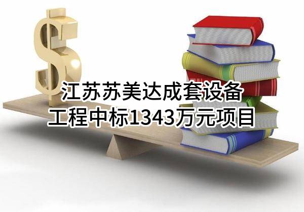 江苏苏美达成套设备工程有限公司中标1343万元项目