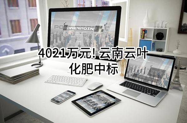4021万元! 云南云叶化肥股份有限公司中标