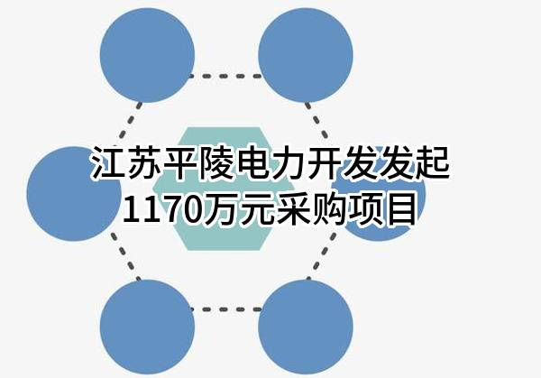 江苏平陵电力开发有限公司最新发起1170万元采购项目