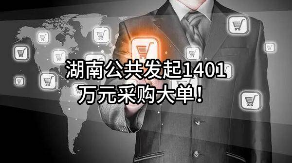 湖南公共股份有限公司最新发起1401万元采购大单！