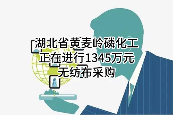 湖北省黄麦岭磷化工有限责任公司正在进行1345万元无纺布采购