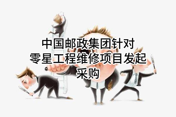 中国邮政集团有限公司针对零星工程维修项目发起采购
