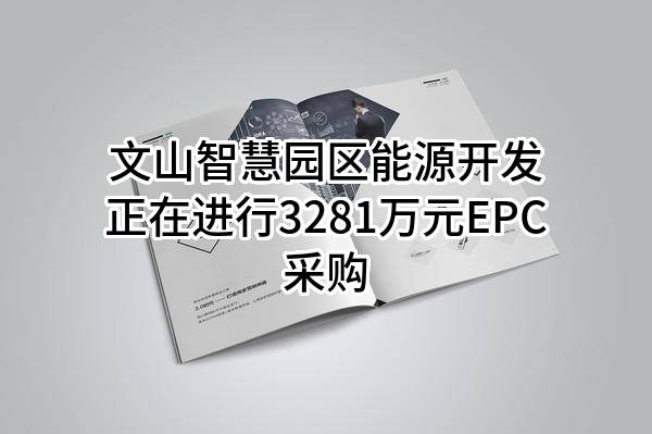 文山智慧园区能源开发有限公司正在进行3281万元EPC采购